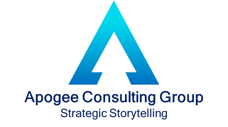 The logo of Apogee Consulting Group, a consulting company based in Croton on Hudson, NY, owned by Dan Isleib.