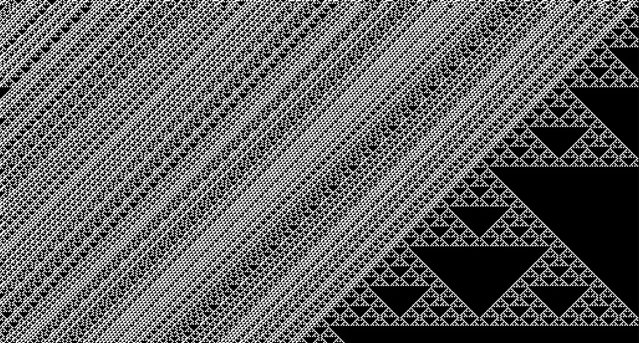 Rule 28 with a random first row.
